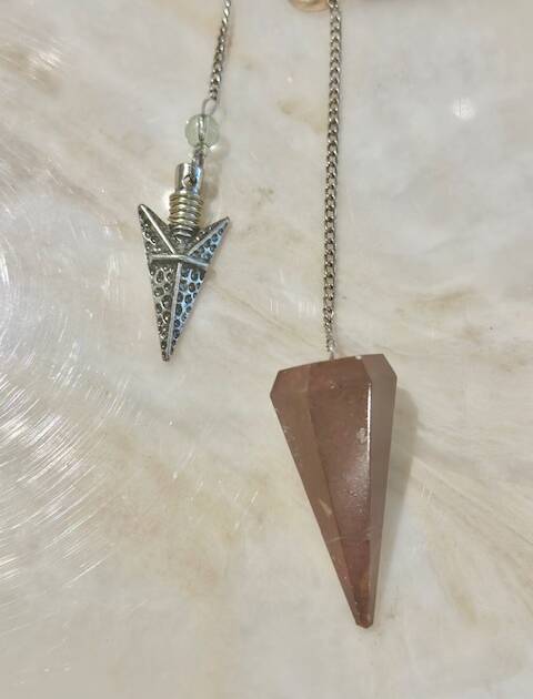 Arrow Head, Charm, Crystal, pendulum